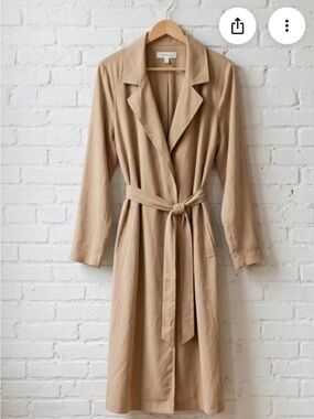 All:Row tencel fluid trench coat